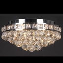 Plafondlamp kristal 3 lichts Ø 40x20 cm E14/max 3x40W