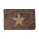 Tapis de bain Marron 58x38x1 cm