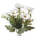 Fiori Finti Bianco Verde 10x10x30 cm