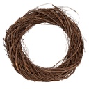 Decoration Couronne Marron Ø 30x5 cm