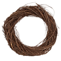 [6RO0602S] Decoration Garland Brown Ø 30x5 cm