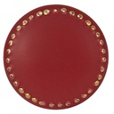 Türknopf Rot Ø 4x3 cm / S3 cm