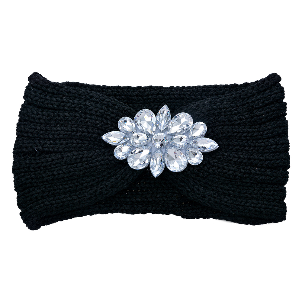 Fascia per capelli 10x22 cm Nero
