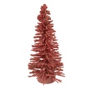 Dekoration Weihnachtsbaum Rosa Goldfarbig Ø 14x25 cm