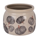 Pot de fleurs d'intérieur Beige Gris Ø 12x10 cm