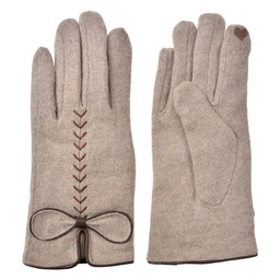 [JZGL0096BE] Winter Gloves Beige 9x23x1 cm