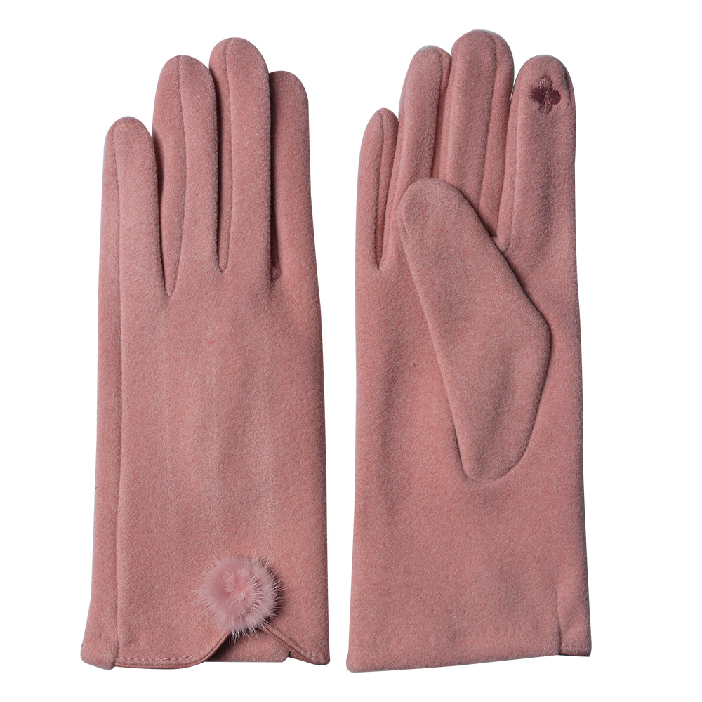 Winter Gloves Pink 9x24 cm
