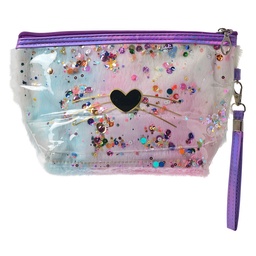 [JZTB0025PA] Trousse de toilette pour femmes Violet 23x13 cm