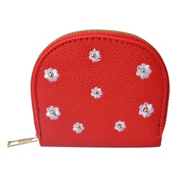 [JZWA0177R] Portemonnee 12x9 cm rood