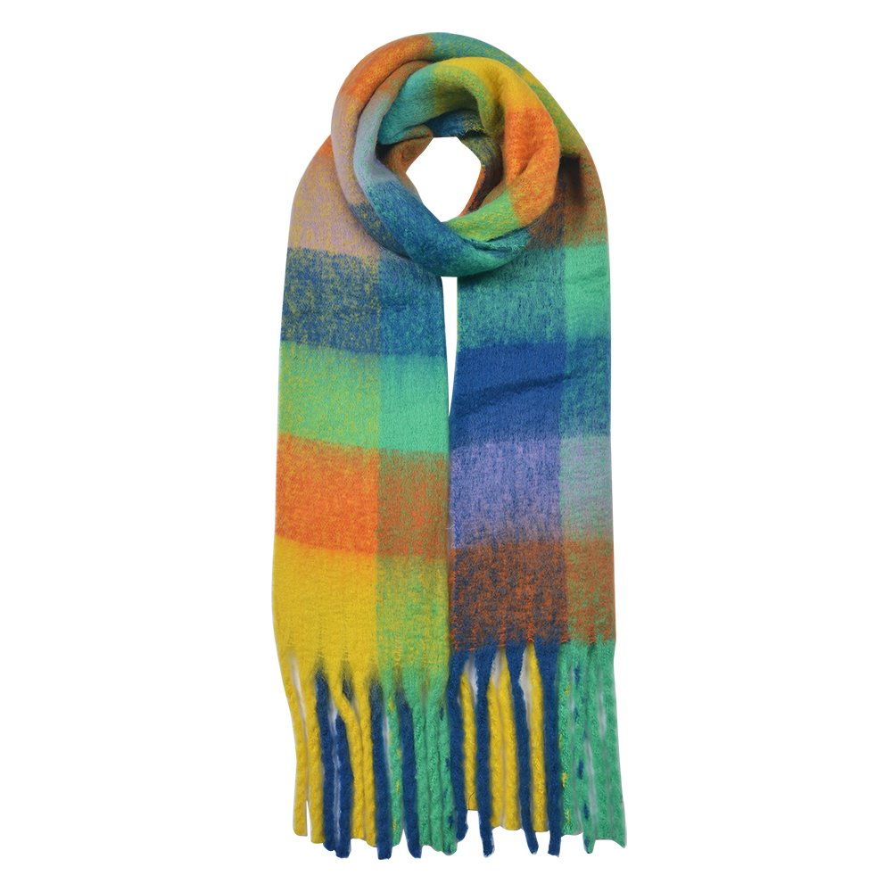 Foulard Donna Invernali Blu 35x210 cm