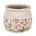 Vaso Porta Pianta Beige Rosa Ø 16x13 cm