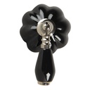 Doorknob Black 4x8x6 cm / S3 cm