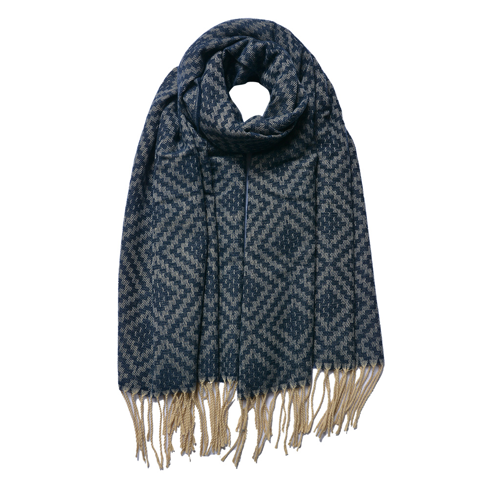 Schal Damen Blau 65x180 cm