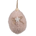 Pendentif décoratif uf Rose Ø 5x7 cm