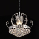 Lampadario Argento Ø 50x43/168 cm E14/max 6x40W