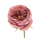 Kunstblumen Rosen Rosa Grün 9x9x35 cm
