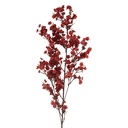 Artificial Flower Red Brown 10x8x104 cm