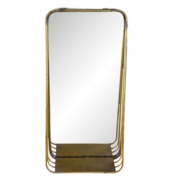 [62S223] Miroir mural Cuivre 24x11x49 cm