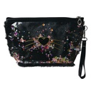Kulturtasche Damen Schwarz 23x13 cm