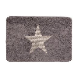 [BM0009G] Tappetino per bagno Grigio 58x38x1 cm
