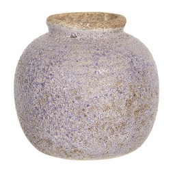[6CE1218] Vase Violett Ø 8x8 cm