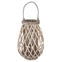 Lanterna Decorative Grigio Ø 27x40 cm