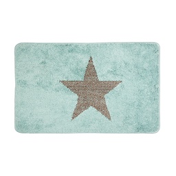 [BM0010BL] Tapis de bain Bleu 78x48x1 cm