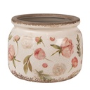 Pot de fleurs d'intérieur Beige Rose Ø 20x15 cm