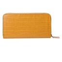 Portefeuille Jaune 19x9 cm