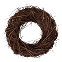 Decoration Garland Brown Ø 25x7 cm