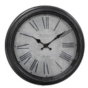 Horloge murale Noir Gris Ø 25x4 cm / 1xAA