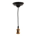 Attacco Lampadine Sospensione Rosa Ø 14x150 cm E27/max 1x60W