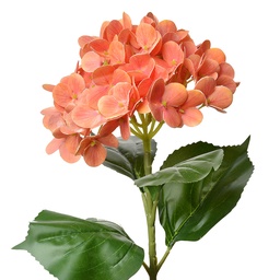 [5PL0137O] Kunstblumen Orange Grün 16x15x68 cm