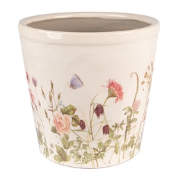 [6CE1555L] Decoratie bloempot Ø 21x19 cm