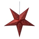 Decorazione Natalizie Stella Rosso 60x22x60 cm