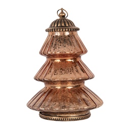 [6GL4574KO] Decoratie kerstboom met LED Ø 16x22 cm / 2xAAA