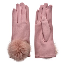 [JZGL0066P] Gants d'hiver Rose 9x24 cm