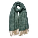 Scarf Women Green 65x180 cm
