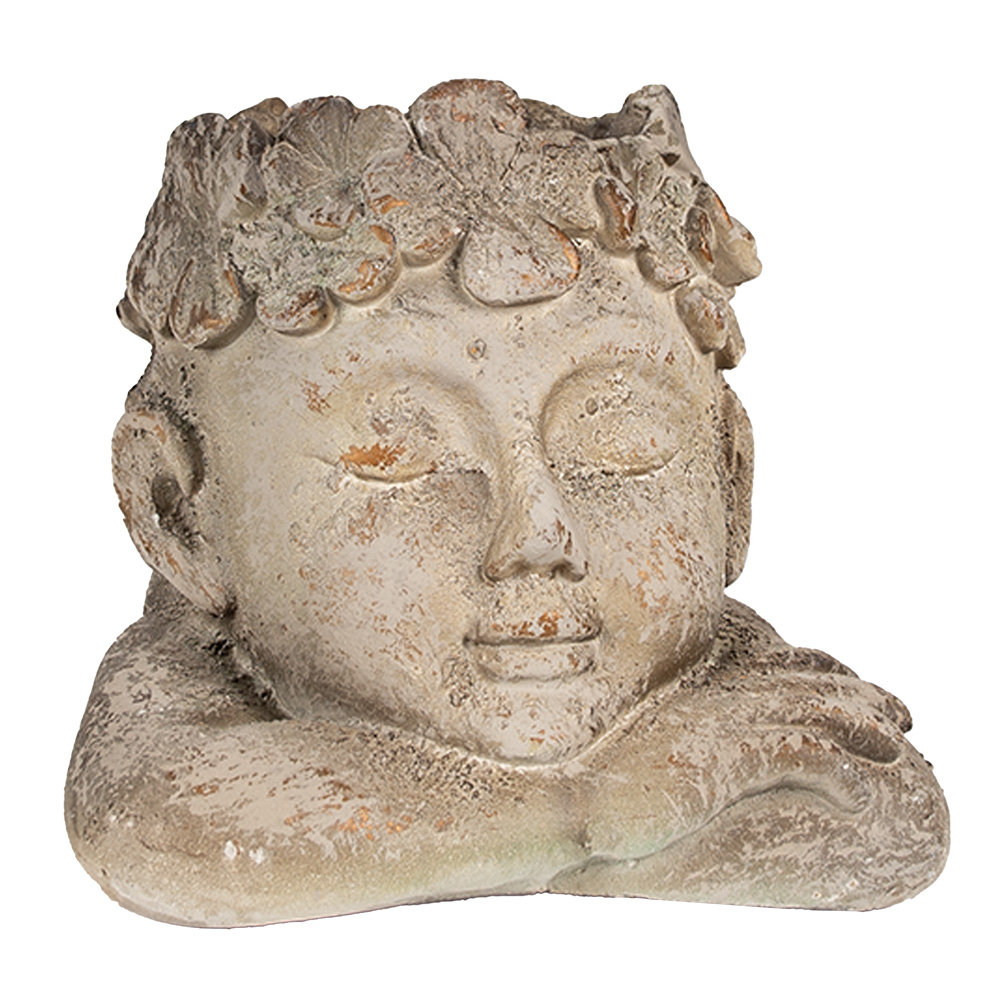 Bloempot hoofd 20x20x19 cm
