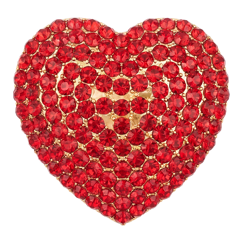 Broche rood