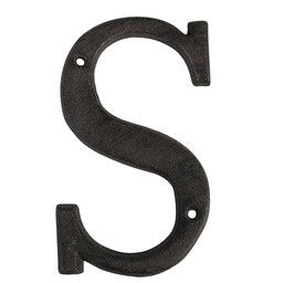 [6Y0840-S] Letter S 8x1x13 cm