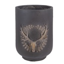 Vaso Porta Pianta Grigio Beige Ø 23x31 cm