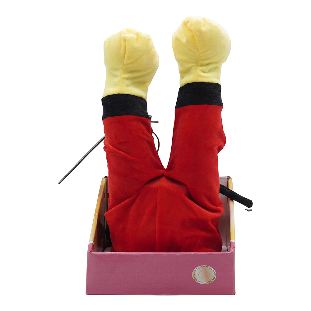 Decorazione Gambe Rosso Giallo 15x13x37 cm / 3xAA