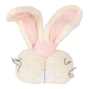 Cushion Rabbit Beige Pink 18x10x35 cm