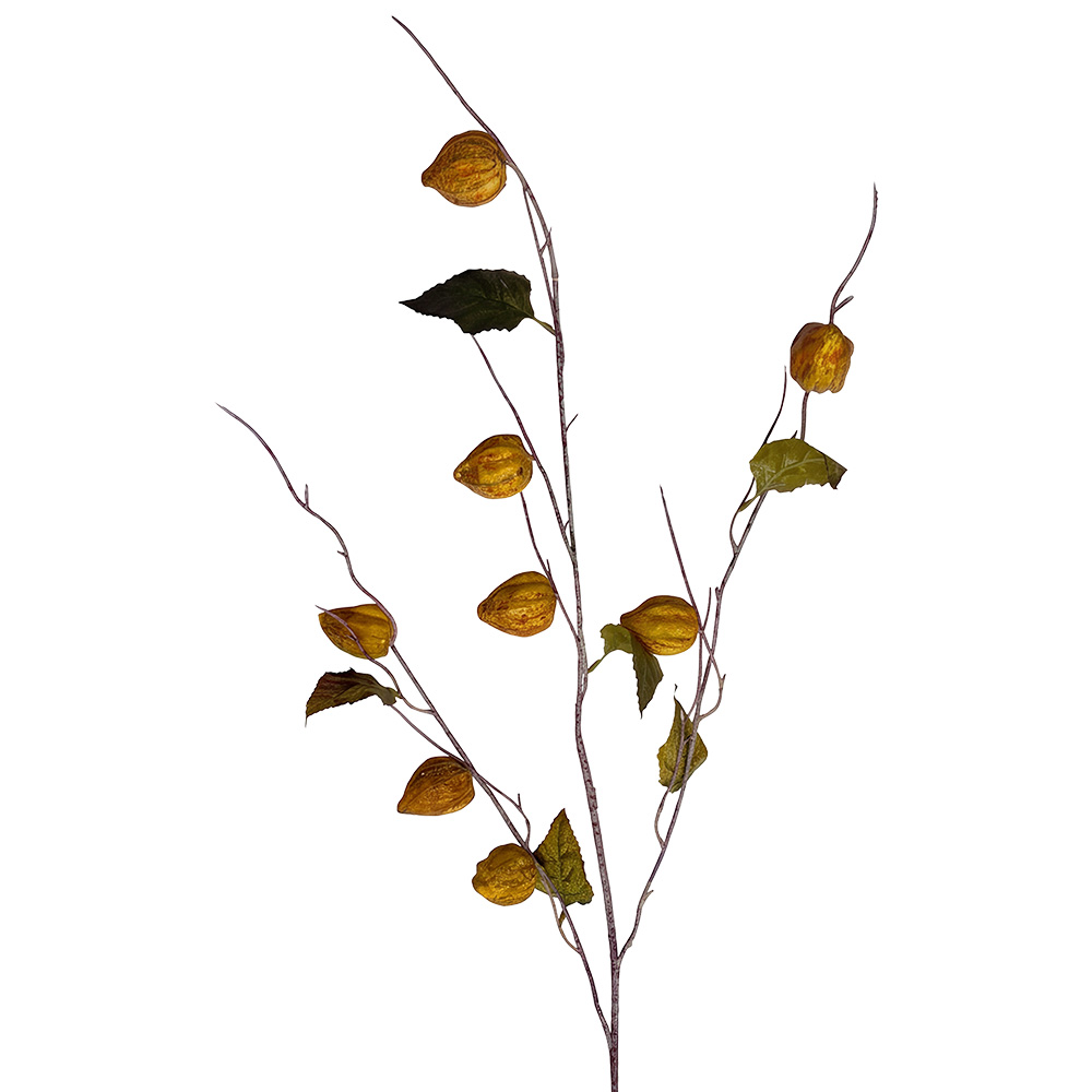 Clayre & Eef Fleur artificielle Jaune Plastique