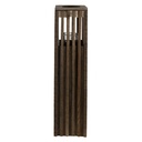 Photophore Marron 14x14x54 cm