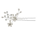 Hairpin Silver Colour White 6x1x12 cm