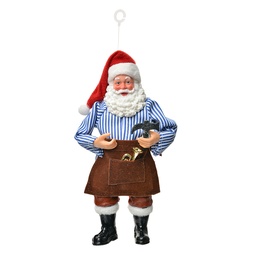 [66247] Decoratie Hanger Kerstman 10x6x17 cm