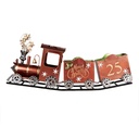 Decorazione Treno Rosso 79x15x37 cm