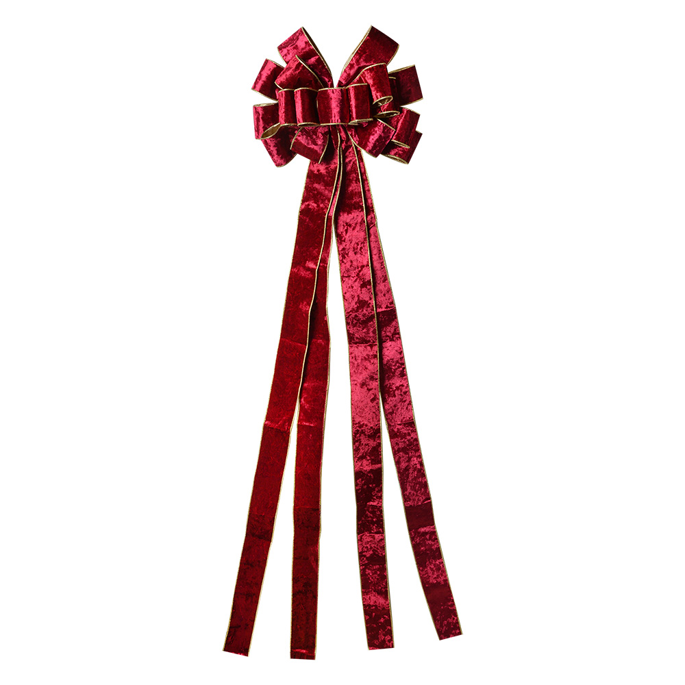 Dekorative Schleife Rosa Goldfarbig 33x135 cm